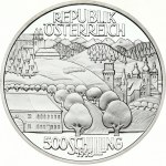 Austria 500 Schilling 1995 Alpine foothills