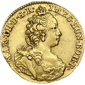 Austrian Netherlands 1/2 Souverain D'or 1750(h) R