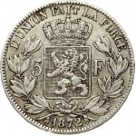 Belgium 5 Francs 1872