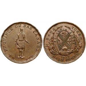 Canada Token 1/2 Penny 1837