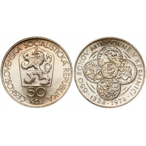 Czechoslovakia 50 Korun 1978 650th Anniversary of Kremnica Min