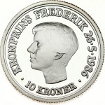 Denmark 10 Kroner 1986 R;A 18th Anniversary of the Crown Prince Frederik