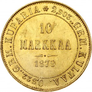 Finland 10 Markkaa 1879 S