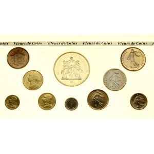 France 1 Centime - 50 Francs 1979 SET