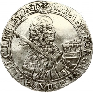 Germany Saxony 1 Thaler 1665 CR