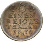 Germany PRUSSIA 1/6 Thaler 1776 E