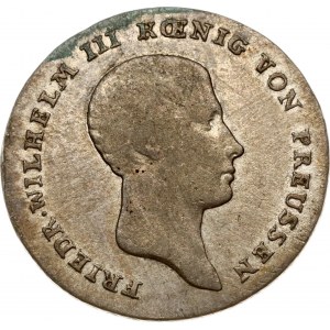 Germany PRUSSIA 1/6 Thaler 1814 A