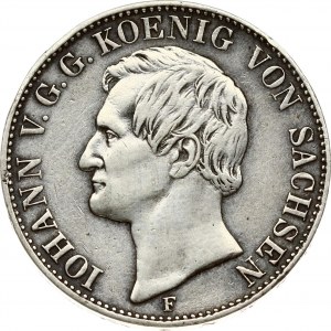 Germany SAXONY 1 Thaler 1859 F