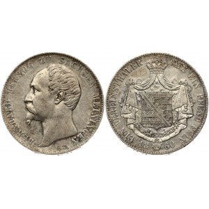 Germany SAXE-MEININGEN 1 Thaler 1860