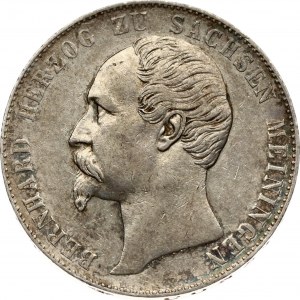 Germany SAXE-MEININGEN 1 Thaler 1860