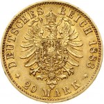 Germany Prussia 20 Mark 1883A