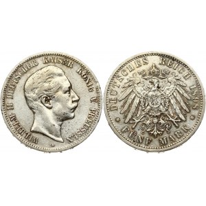 Germany PRUSSIA 5 Mark 1898A