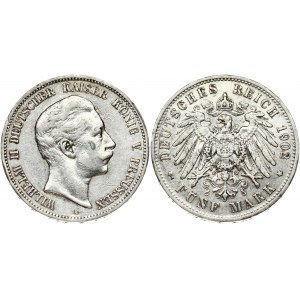 Germany PRUSSIA 5 Mark 1902A