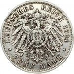 Germany BAVARIA 5 Mark 1904D