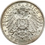 Germany BADEN 2 Mark 1906 Golden Wedding Anniversar