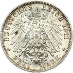 Germany Wurttemberg 3 Mark 1911F Silver Wedding Anniversary