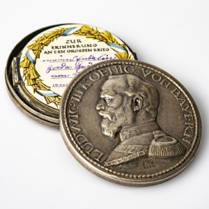 Germany Bayern Box Medal Schraubtaler 1914/1916
