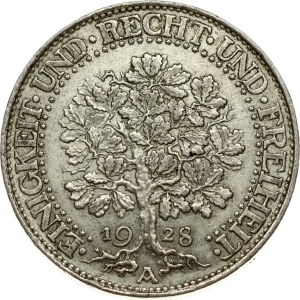 Germany Weimar Republic 5 Reichsmark 1928A