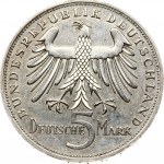 Germany Federal Republic 5 Mark 1955F 150th Anniversary - Death of Friedrich von Schiller