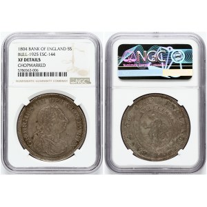 Great Britain 1 Dollar 1804 NGC XF DETAILS