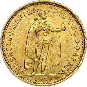 Hungary 10 Korona 1899KB