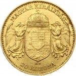 Hungary 20 Korona 1902KB