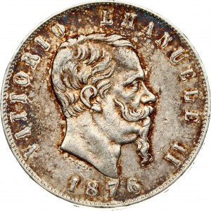 Italy 5 Lire 1876R