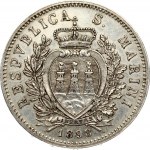 Italy San Marino 5 Lire 1898R