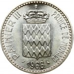 Monaco 10 Francs 1966 110th Anniversary of the Accession of Prince Charles III