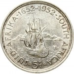 South Africa 5 Shillings 1952 300th anniversary of the founding of Capetown