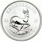 South Africa 1 oz Silver Krugerrand 2017 50th anniversary of the Krugerrand