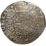 Spanish Netherlands BRABANT 1 Patagon 1667 Antwerp (R3) RARE