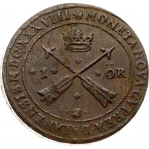 Sweden 1 Öre (1638) MDCXXXVIII