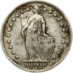 Switzerland 1 Franc 1899B Helvetia standing