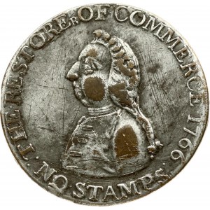 USA Token 1/2 Penny 1766 William Pitt