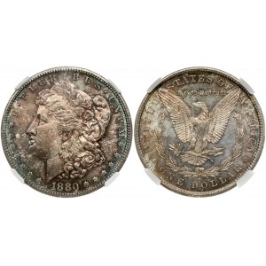 USA 1 Dollar 1880 S 'Morgan Dollar' NGC MS 64