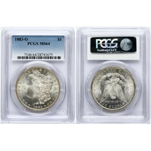 USA 1 Dollar 1883 O 'Morgan Dollar' PCGS MS 64