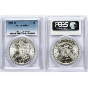 USA 1 Dollar 1884 O 'Morgan Dollar' PCGS MS 64