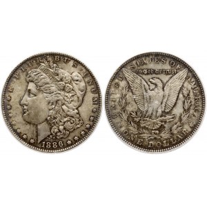 USA 1 Dollar 1886 'Morgan Dollar' Philadelphia PCGS MS 64