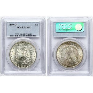 USA 1 Dollar 1899 O 'Morgan Dollar' PCGS MS 64