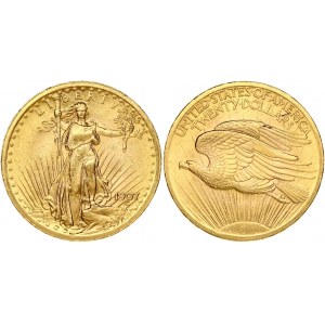 USA 20 Dollars 1907 Saint-Gaudens - Double Eagle Arabic numerals