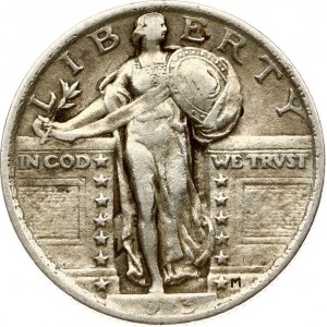 USA 1/4 Dollar 1923 Standing Liberty Quarter