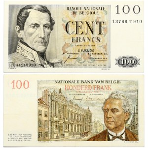 Belgium 100 Francs 1959 Banknote