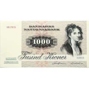Denmark 1000 Kroner 1972 Banknote