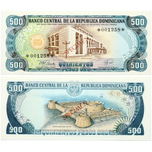 Dominican Republic 500 Pesos Oro 1978 Banknote SPECIMEN