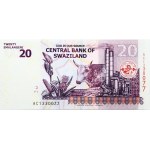 Eswatini Swaziland 20 Emalangeni 2017 Banknote