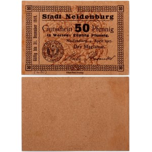 Germany East Prussia 50 Pfenning 1917 Banknote