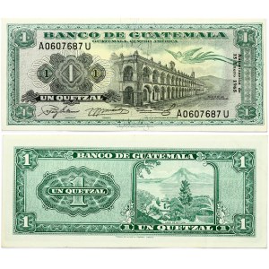 Guatemala 1 Quetzal 1965 Banknote