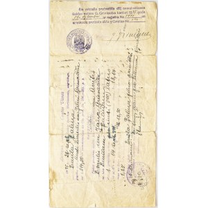 Latvia Bill of exchange 1000 Latu (1937)