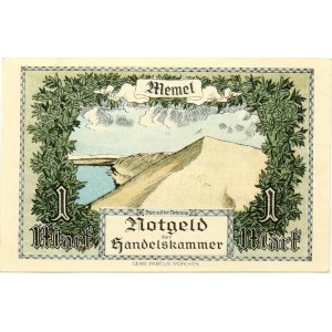 Lithuania Memel 1 Mark 1922 Banknote